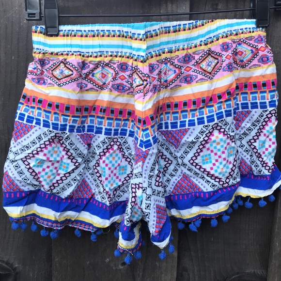 Rainbow Pom Pom shorts - Picture 5 of 8